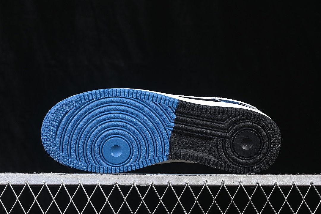 Nike [JL8888-004]-[AIR FORCE 1 07 LOW CASUAL SNEAKERS DARK BLUE/BLACK]-[WOMAN:36-39]-[MAN:40-45] - Image 14
