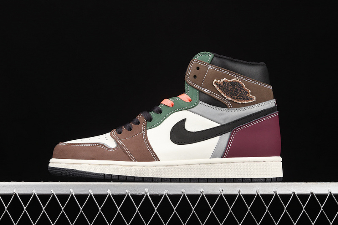 Jordan [DH3097-001]-[AIR JORDAN 1 HIGH HANDCRAFTED BLACK/ARCHAEO BROWN/DARK (CHOCOLATE]), photo 1