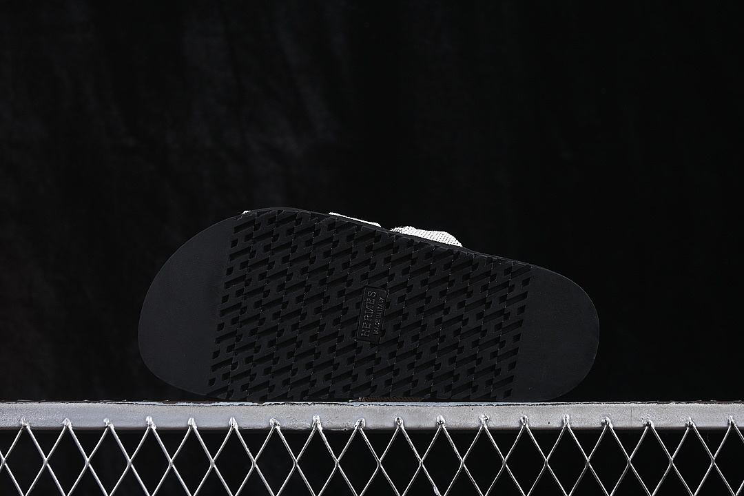 Chanel [CHYPRE FLAT BOTTOMED ONE SHOULDER SLIPPERS BLACK/GREY]-[WOMAN:35-39]-[MAN:40-46] - Image 13