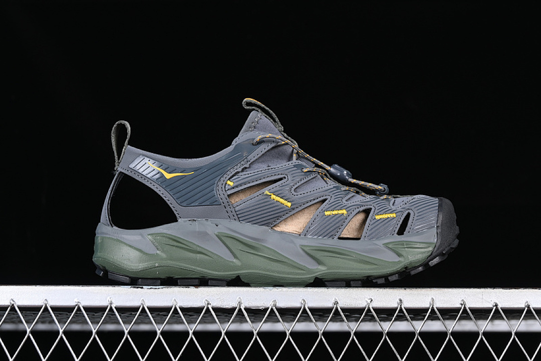 Nike [1123112 CTHY]-[HOKA ONE HOPARA BLACK/GREY/GREEN/GOLD]-[WOMAN:36-39]-[MAN:40-45] - Image 15