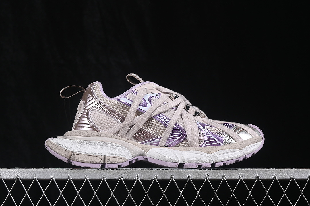 Balenciaga [W3XCH9250]-[EXTREME LACES LOGO TRENDY RUNNING SHOES PURPLE/VIOLET]-[WOMAN:35-39]-[MAN:40-46] - Image 16