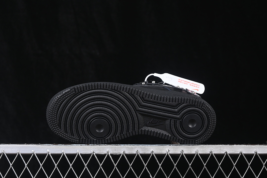 Nike [IR8637-001]-[AIR FORCE 1 07 LOW CASUAL SNEAKERS BLACK/INKINESS]-[WOMAN:35.5-39]-[MAN:40-40.5] - Image 14