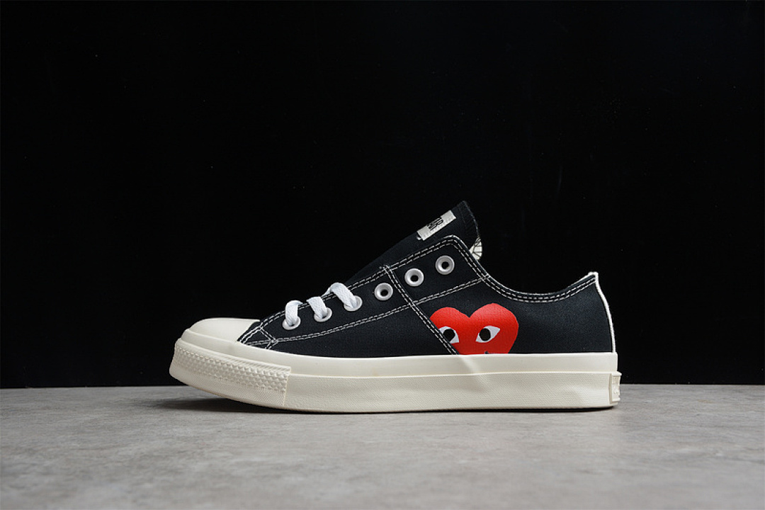 Converse Converse CHUCK TAYLOR ALL-STAR 70S LOW X PLAY COMME DES GARÇONS BLACK/WHITE/RED · 1CL879, photo 1