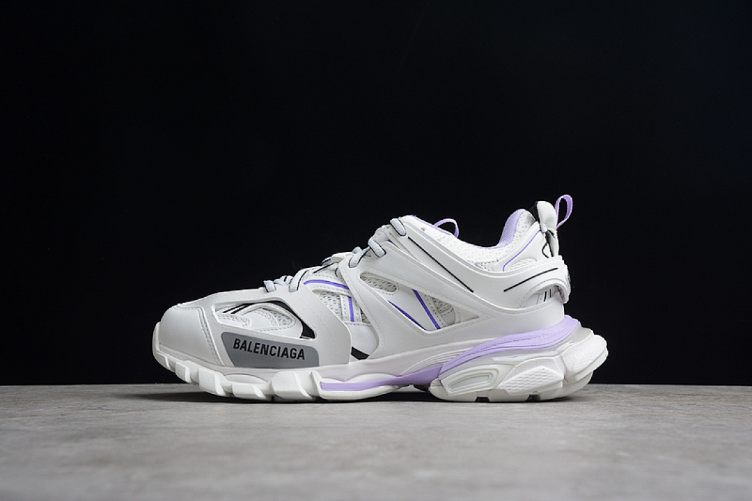 Purple [Balenciaga TRACK 2.0 SNEAKERS WHITE/WHITE/PURPLE]-[WOMAN:36-39]-[MAN:40-45], photo 1