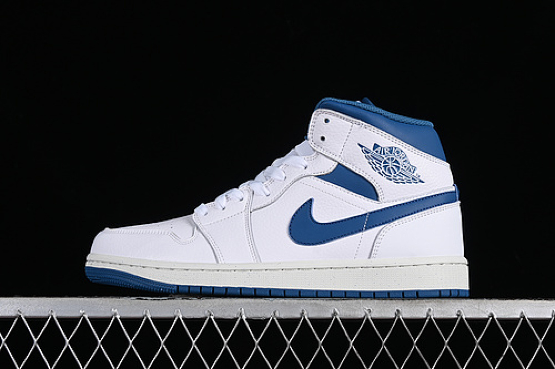 Jordan [FN5215-141]-[AIR JORDAN 1 MID INDUSTRIAL BLUE WHITE/INDUSTRIAL BLUE]-[WOMAN:36-39]-[MAN:40-46], photo 1