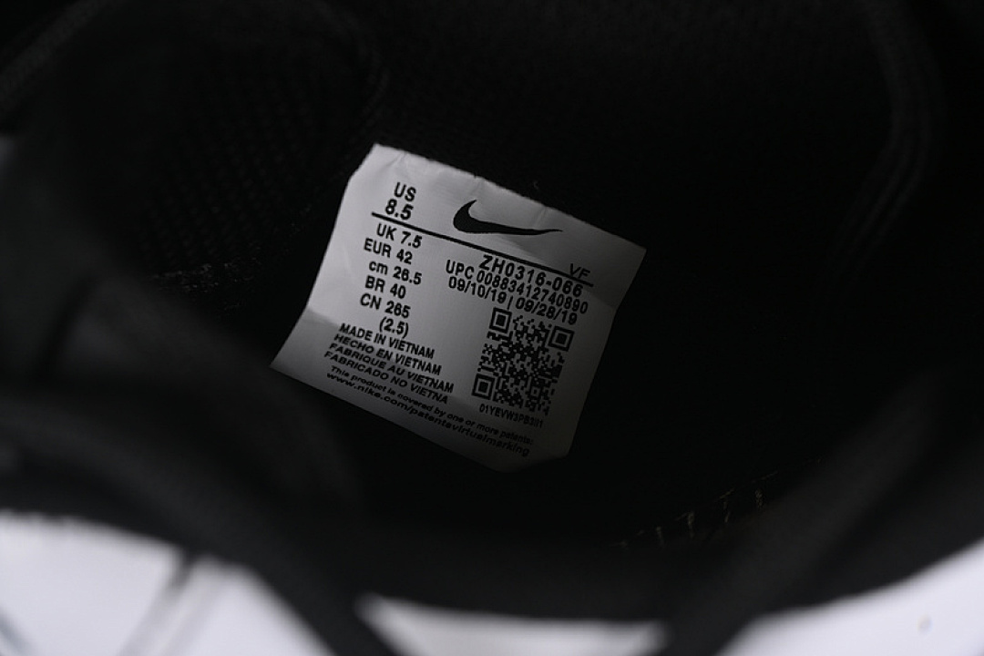 Nike [ZH0316-066]-[AIR FORCE 1 07 LOW WHITE/BLACK/SILVER]-[WOMAN:36-39]-[MAN:40-45] - Image 7