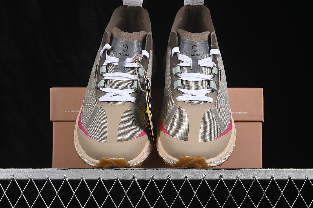 Norda [001 DYNEEMA COMFORTABLE ANTI SLIP CASUAL RUNNING SHOES BROWN/PINK]-[WOMAN:36-39]-[MAN:40-45] - Image 13