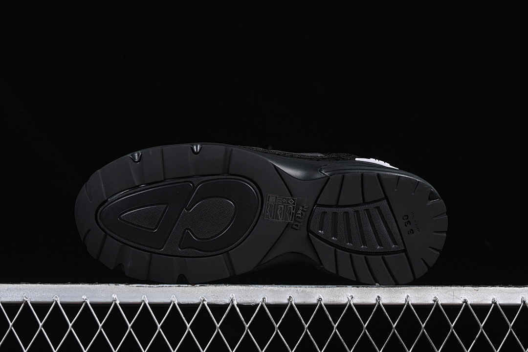 Dior [RUBBER CASUAL SPORTS SHOES BLACK/BLACK/BLACK]-[WOMAN:35-39]-[MAN:40-46] - Image 16