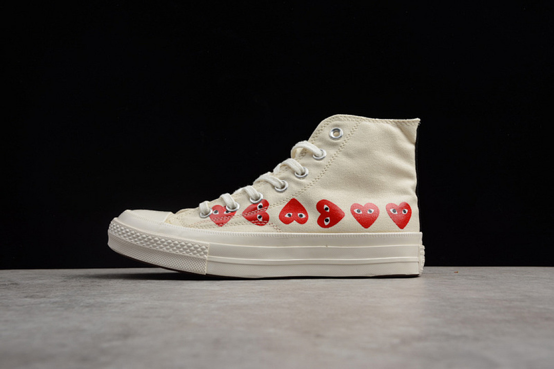 Converse [150206C]-[CONVERSE CDG X CONVERSE CHUCK TAYLOR 70S HI/OX 18SS WHITE]-[UNISEX:35-44]-[OG00106], photo 1