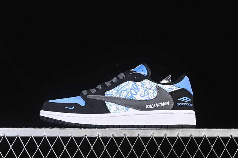 Jordan TRAVIS SCOTT X AIR Jordan 1 LOW AJ1 BLUE/WHITE/GREY · XD0798-306, photo 1