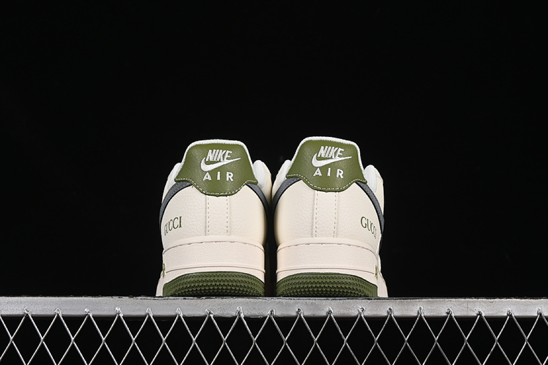 Nike [XS1958-563]-[AIR FORCE 1 07 LOW WHITE/GREY/GREEN]-[WOMAN:36-39]-[MAN:40-45] - Image 14