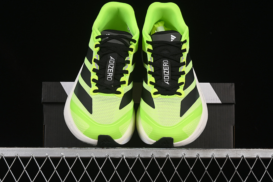 On Running [JS4933]-[ADIZERO BOSTON 13 WHITE/BLACK/GREEN]-[WOMAN:36-39]-[MAN:40-46] - Image 13
