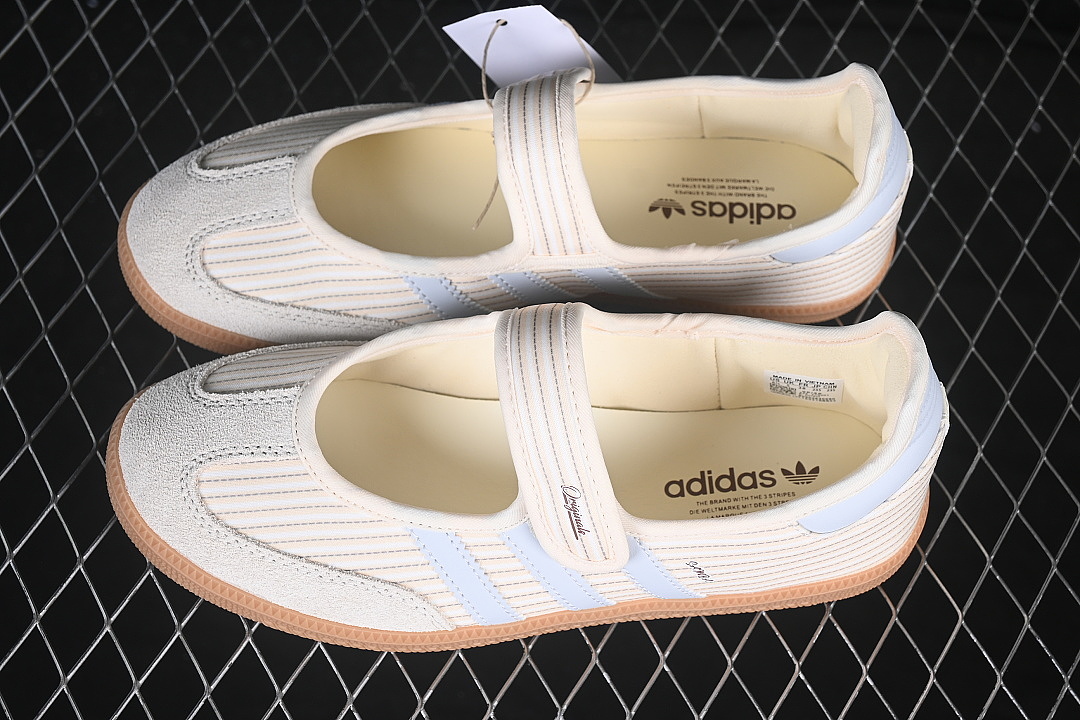 Adidas [KH7834]-[SAMBA JANE LAZY PERSON'S LIFE SHOES LIGHT WHEAT/WHEAT]-[WOMAN:35-39]-[MAN:40-45] - Image 10