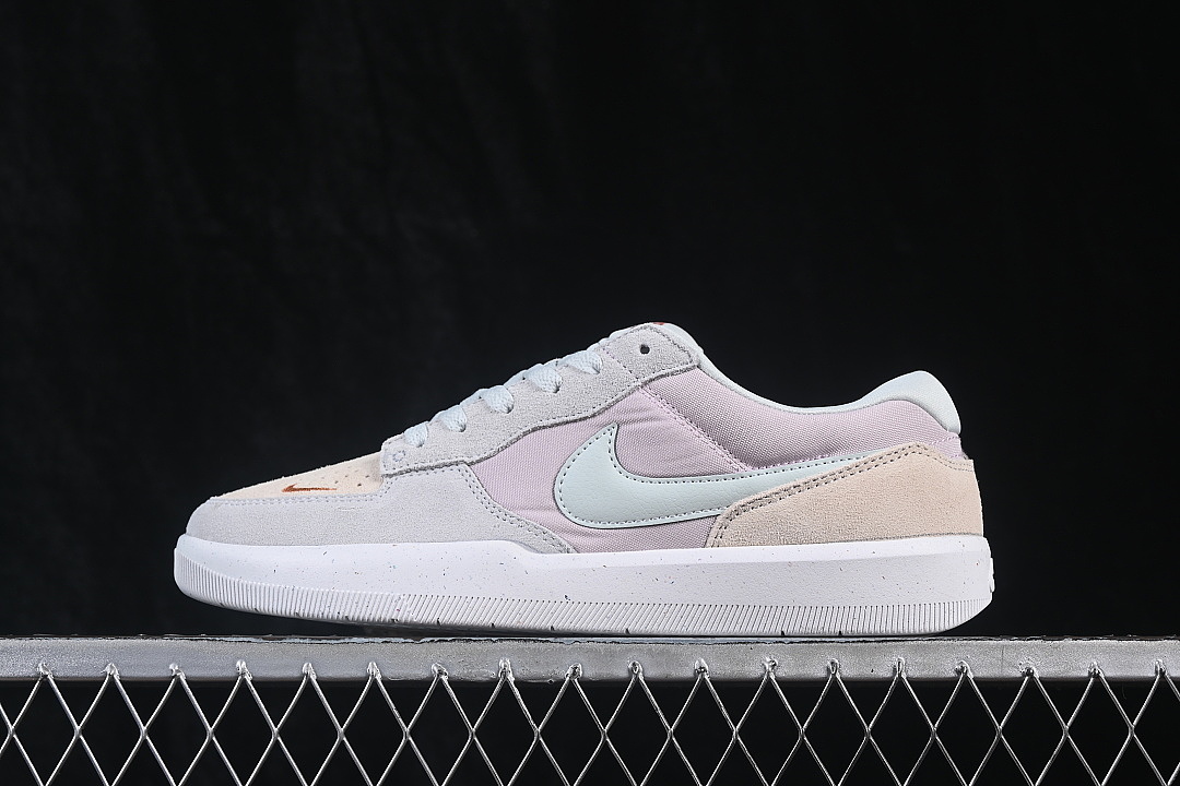 FORCE 58 SIMPLE RETRO SKATE SHOES PINK/WHEAT/WHITE · DV5477-005, photo 1