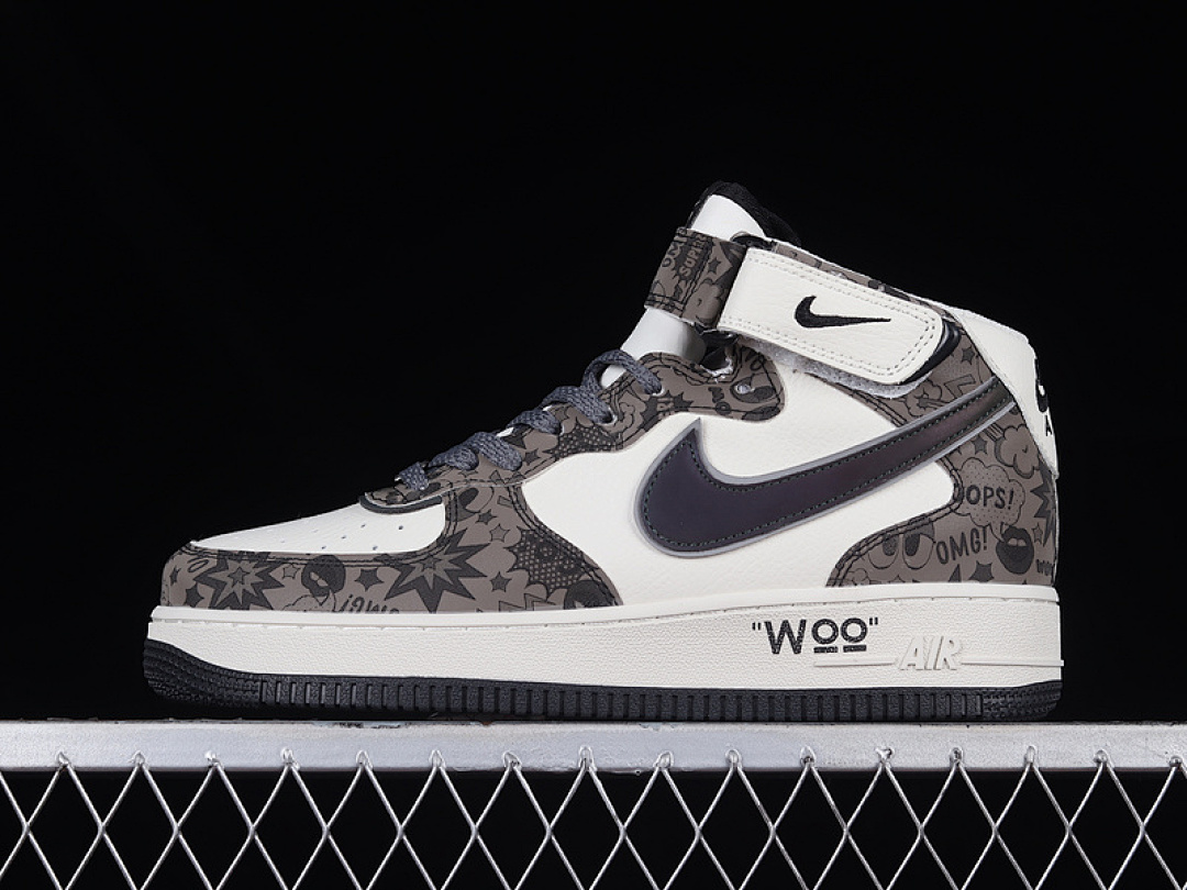 Nike Nike AIR FORCE 1 LOW 07 HACKER WHITE/BLACK/DARK BROWN · ZG0088-911, photo 1