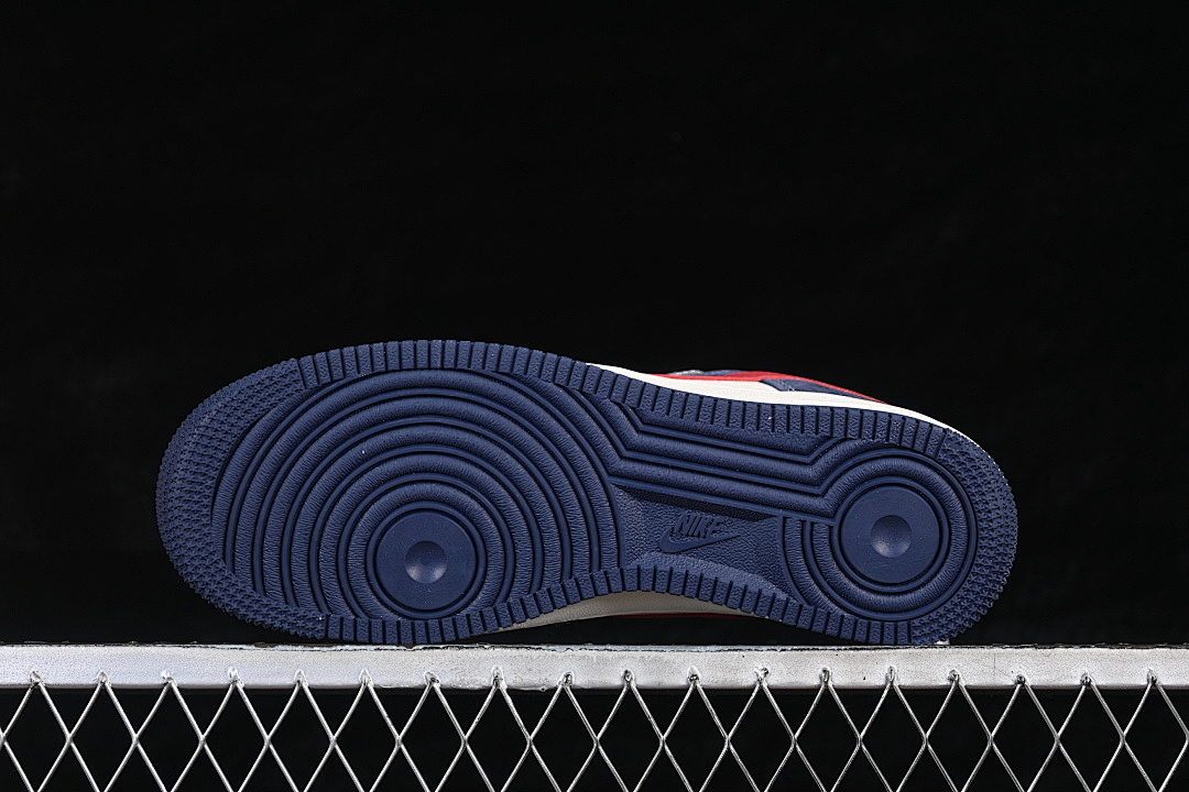 Nike [JP2026-153]-[AIR FORCE 1 07 LOW CASUAL SHOES NAVY BLUE/WHITE/RED]-[WOMAN:36-39]-[MAN:40-45] - Image 14