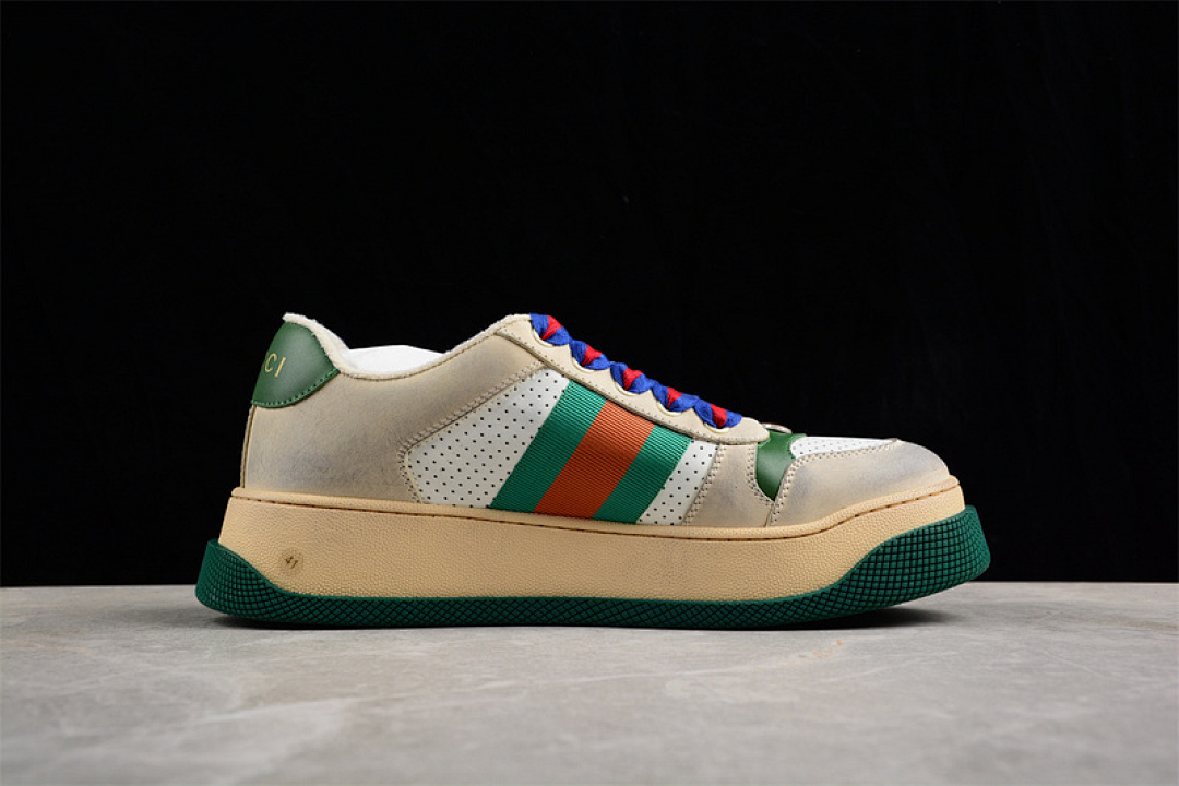 Gucci [GU*CCI SCREENER DIRTY SHOES BEIGE/BLUE/RED/GREEN/BROWN]-[WOMAN:35-40] - Image 11