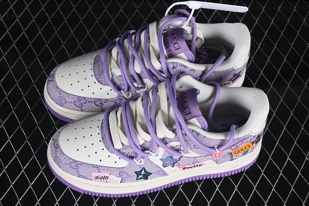 Nike [BD7700-220]-[AIR FORCE 1 07 LOW PURPLE STAR WHITE/PURPLE]-[WOMAN:36-39]-[MAN:40-45] - Image 11
