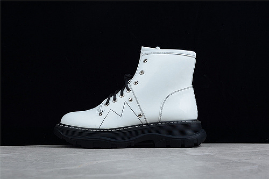 Alexander McQueen Alexander McQueen [ BOOTS HIGH WHITE/WHITE/BLACK]-[WOMAN:35-40], photo 1
