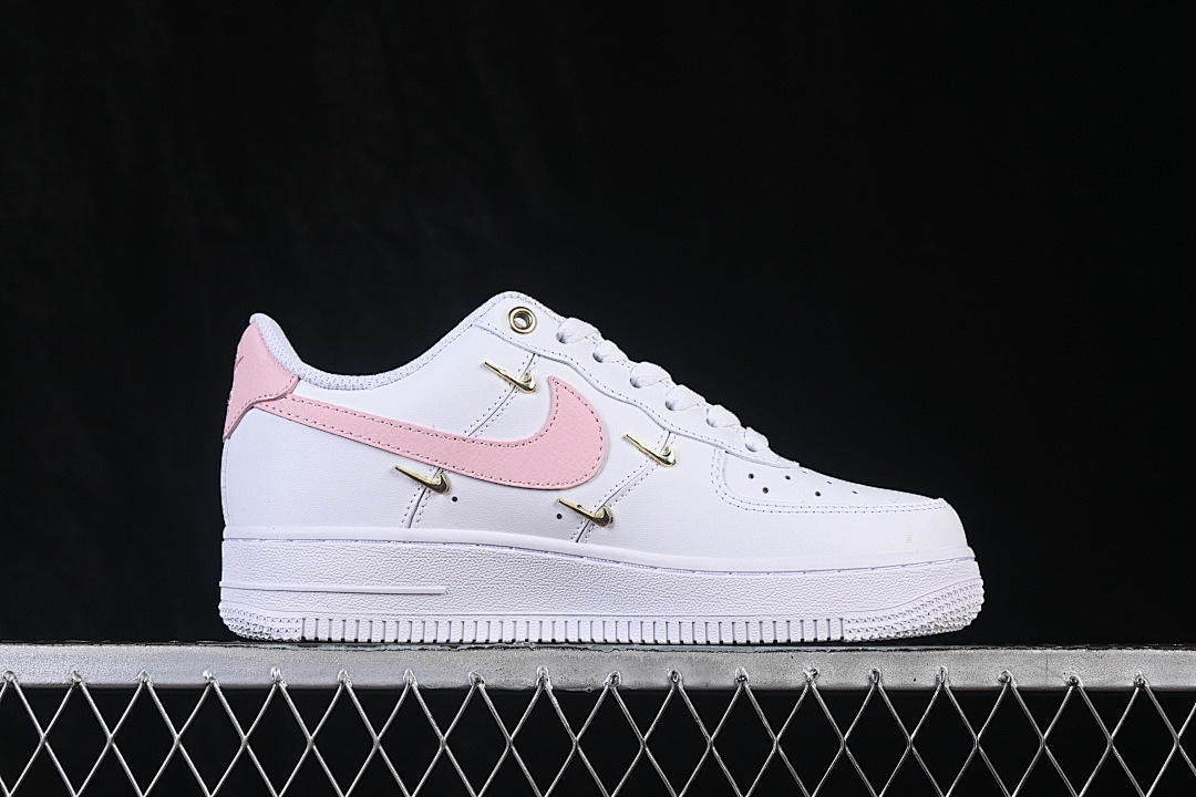 Nike [ZH0316-112]-[AIR FORCE 1 07 LOW CASUAL SNEAKERS WHITE/PINK/WHITE]-[WOMAN:36-39]-[MAN:40-45] - Image 16