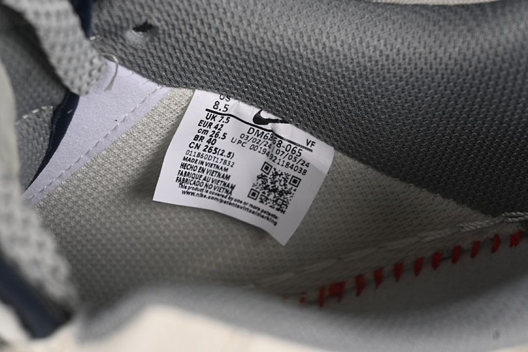 Nike [DM6868-065]-[AIR FORCE 1 07 LOW LV WHITE/GREY]-[WOMAN:36-39]-[MAN:40-45] - Image 6