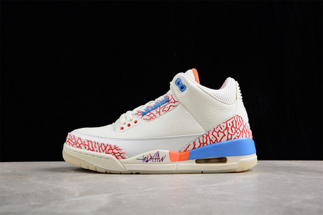 Jordan [CK9246-991]-[AIR JORDAN 3 MR TRIPLE DOUBLE PE WHITE/RED/BLUE]-[WOMAN:36-39]-[MAN:40-47.5], photo 1