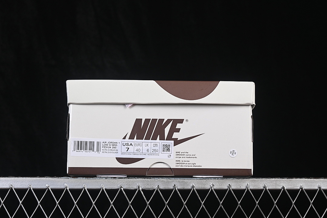 Jordan [FZ3124-200]-[JORDAN 1 RETRO LOW GOLF NEUTRAL OLIVE/BROWN-WHITE]-[WOMAN:36-39]-[MAN:40-48.5] - Image 12