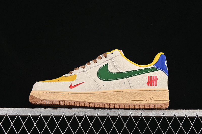 Nike Nike AIR FORCE 1 07 LOW UN WHITE/BROWN/GREEN/BLUE/YELLOW · KB1688-005, photo 1
