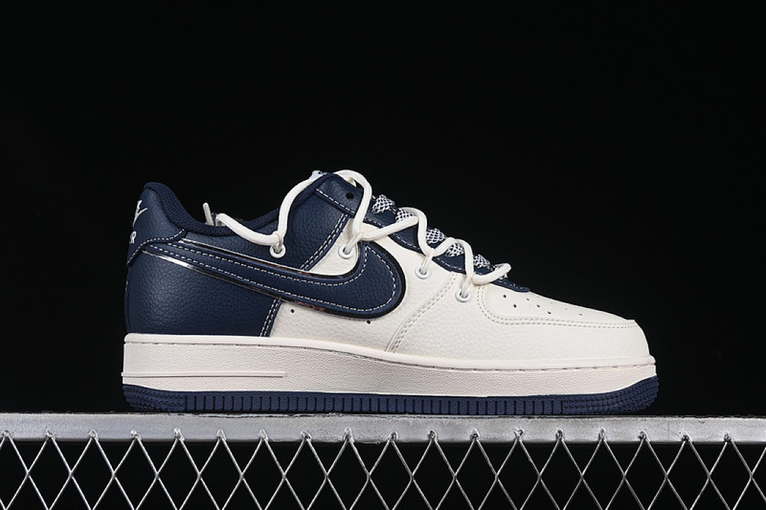 Nike [SJ1198-107]-[AIR FORCE 1 07 LOW OFF WHITE/BLUE]-[WOMAN:36-39]-[MAN:40-45] - Image 16