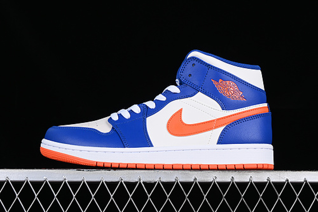 Jordan [FD1029-400]-[AIR JORDAN 1 MID WHITE/ORANGE/BLUE]-[MAN:40-46], photo 1