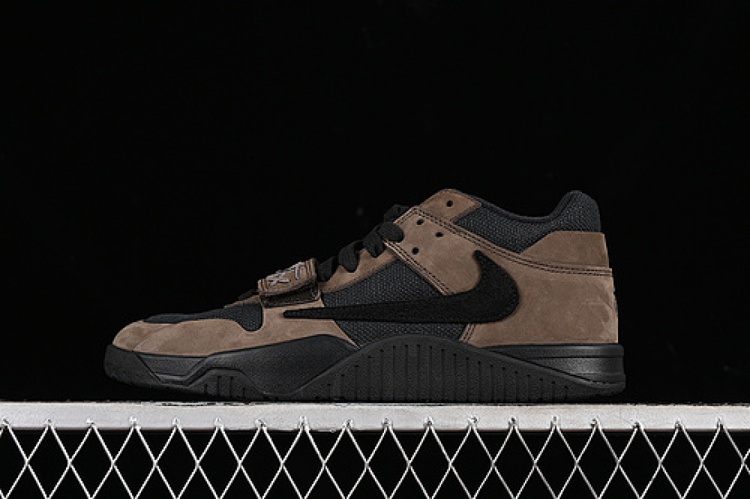 Jordan [FZ8117-204]-[TRAVIS SCOTT JORDAN CUT THE CHECK TAUPE HAZE/SAIL/THUNDER BLUE/GUM (LIGHT BROWN]), photo 1