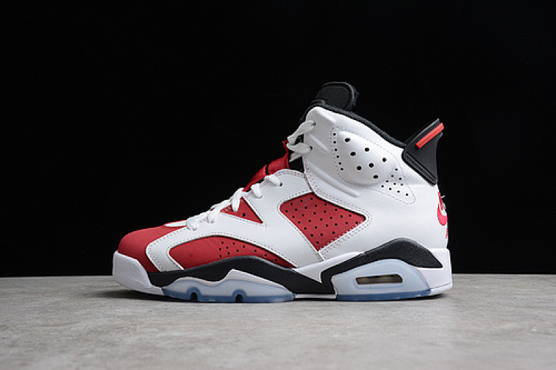 Jordan AIR Jordan 6 RETRO OG CARMINE 2021 WHITE/BLACK/CARMINE · CT8529-106, photo 1