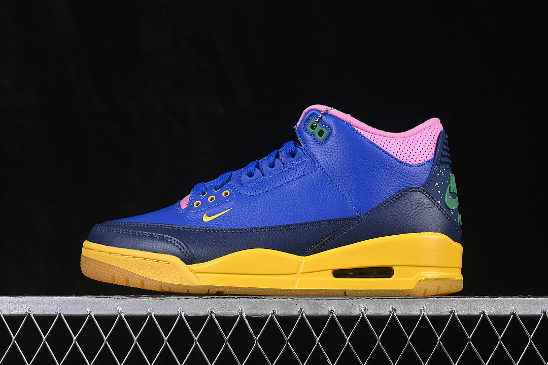 Jordan AIR Jordan 3 OG BRASIL AJ3 RUNNING SHOES BLUE/ORANGE/PINK · IV4871-400, photo 1