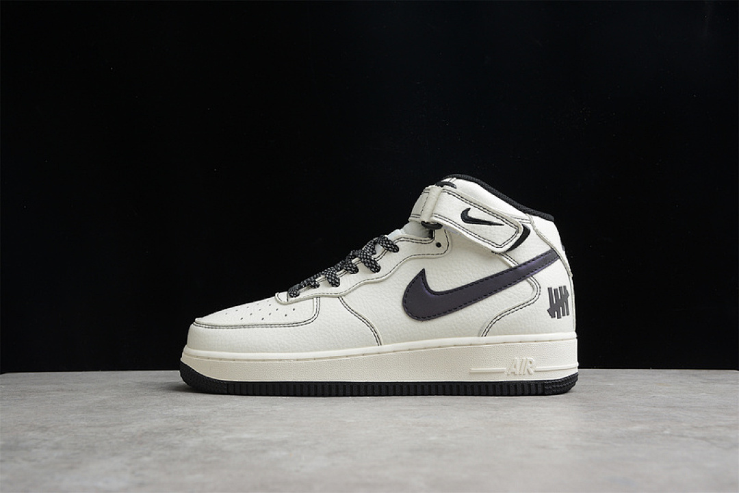 Nike [CJ6690-100]-[UNDEFEATED X AIR FORCE 1 MID 07 SU19 BEIGE/BEIGE/BLACK]-[WOMAN:36-39]-[MAN:40-45], photo 1