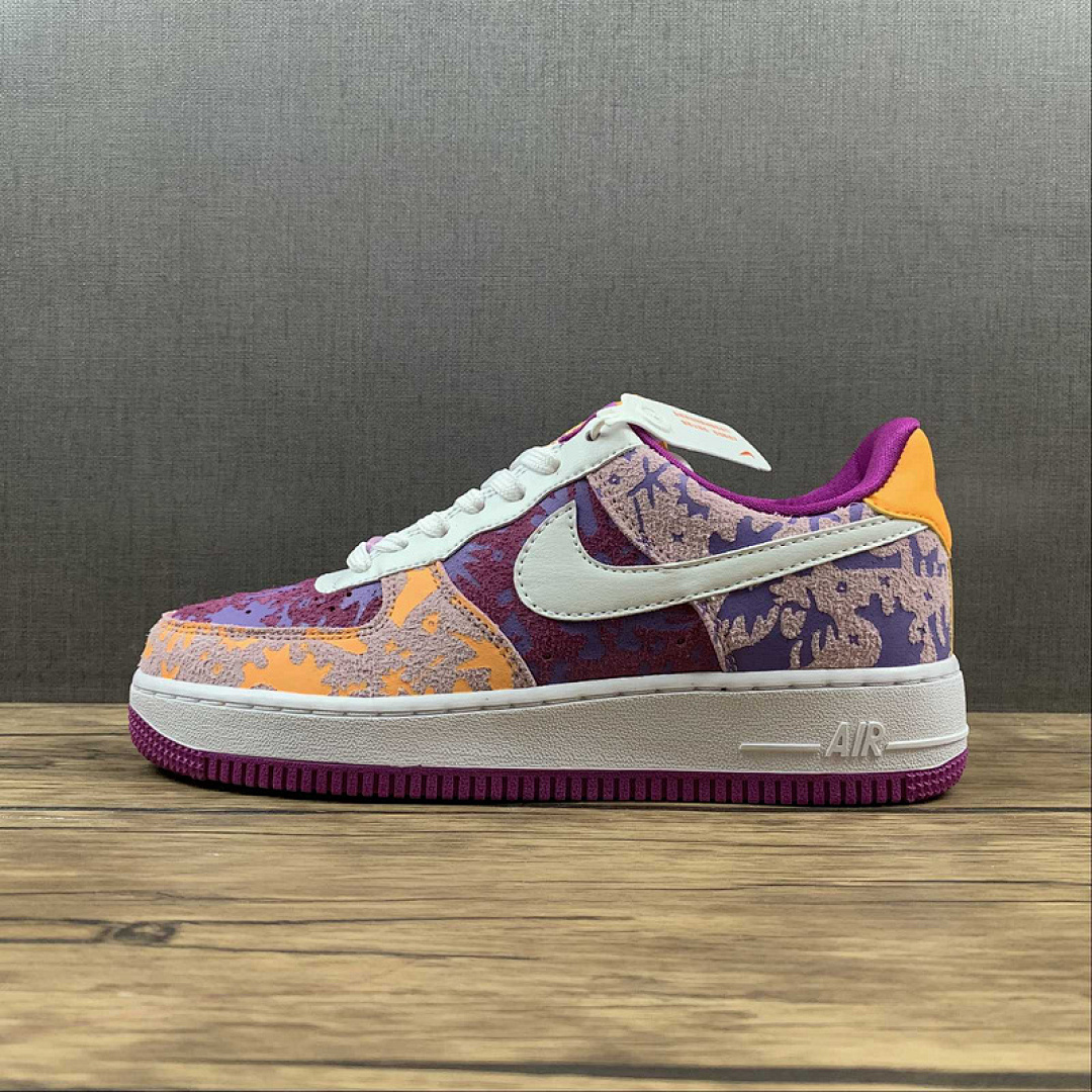 Nike Nike AIR FORCE 1 LOW RED PLUM/LIGHT ARCTIC PINK-WILD VIOLET · DD5516-584, photo 1