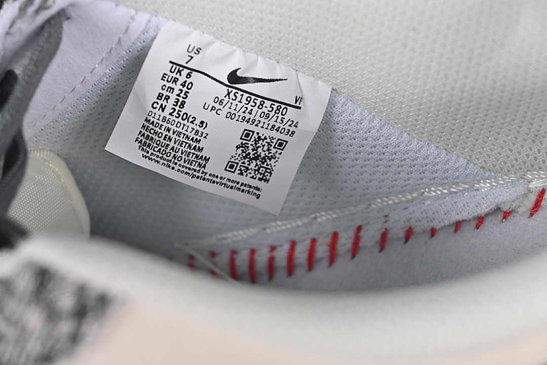 Nike [XS1958-580]-[AIR FORCE 1 07 LOW WHITE/GREY]-[WOMAN:36-39]-[MAN:40-45] - Image 6