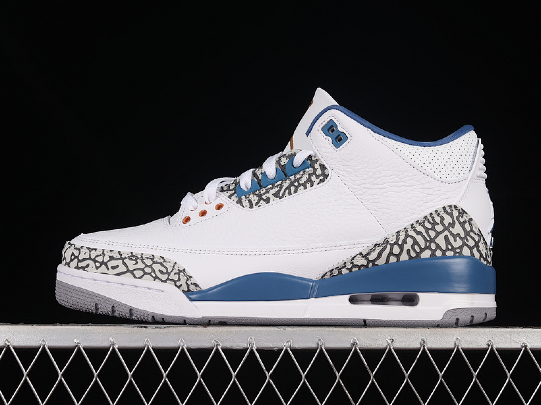 Jordan AIR Jordan 3 RETRO WASHINGTON WIZARDS WHITE/METALLIC COPPER/TRUE BLUE/CEMENTGREY · CT8532-148, photo 1