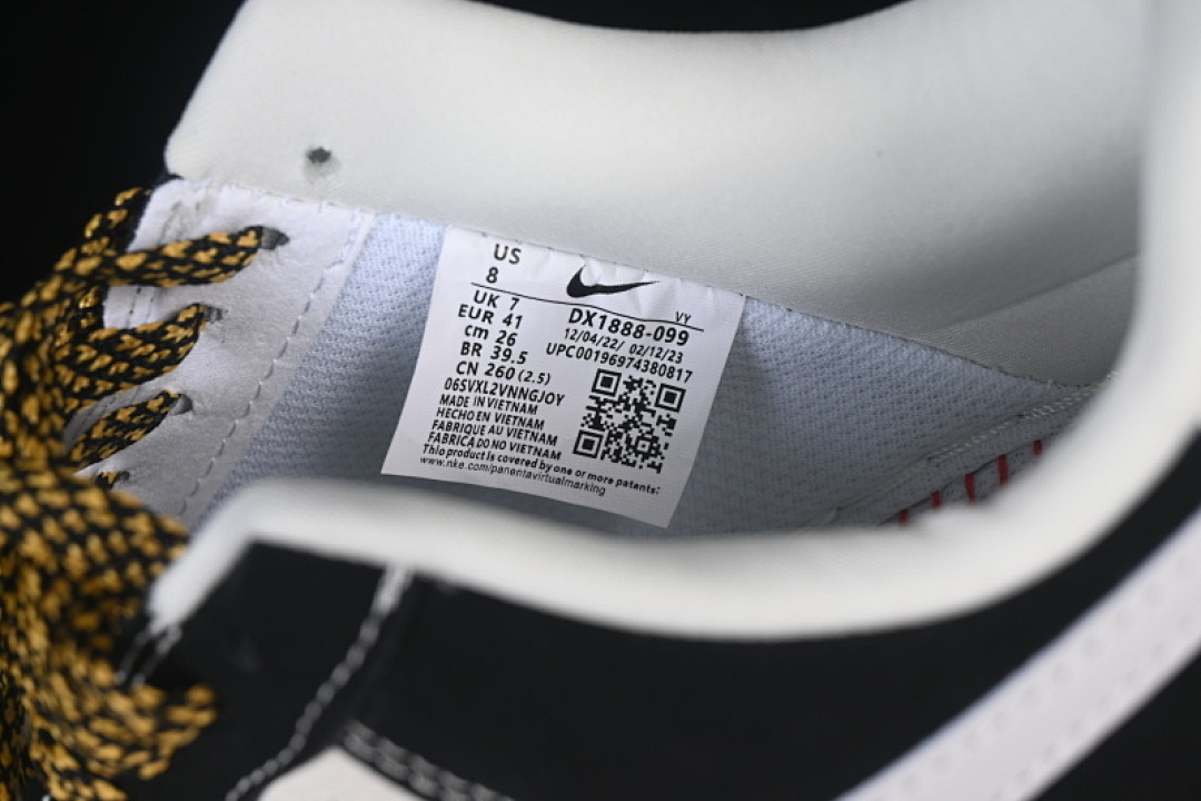 Nike [DX1888-099]-[AIR FORCE 1 07 LOW WHITE/BLACK]-[WOMAN:36-39]-[MAN:40-45] - Image 6