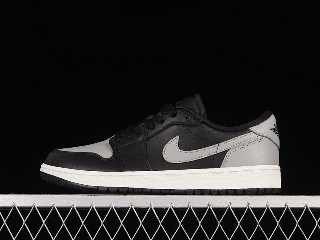 Jordan [DD9315-001]-[AIR JORDAN 1 LOW GOLF SHADOW BLACK/SAIL/MEDIUM GREY]-[WOMAN:35.5-39]-[MAN:40-46], photo 1