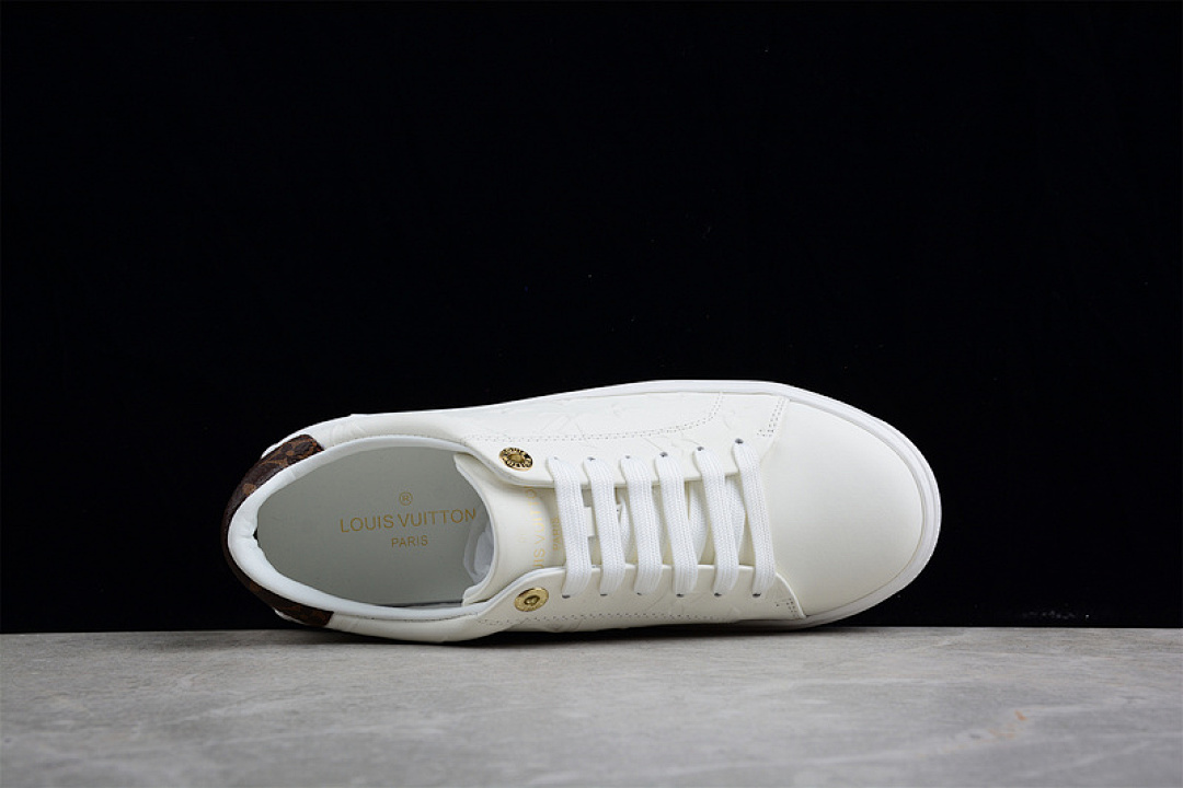 Louis Vuitton [L*V RIVOLI SNEAKERS WHITE/WHITE/DARK BROWN]-[WOMAN:35-40] - Image 8