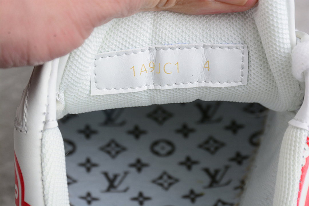 Louis Vuitton [L*V LOW SHOES WHITE/WHITE/RED]-[MAN:38-45] - Image 3