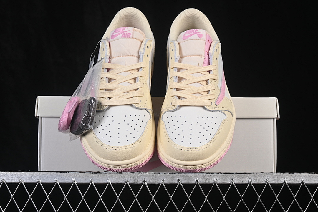 Jordan [IQ7604-100]-[JORDAN 1 RETRO LOW OG SP MUSLIN/SHY PINK/SAIL]-[WOMAN:36-39]-[MAN:40-48.5] - Image 13
