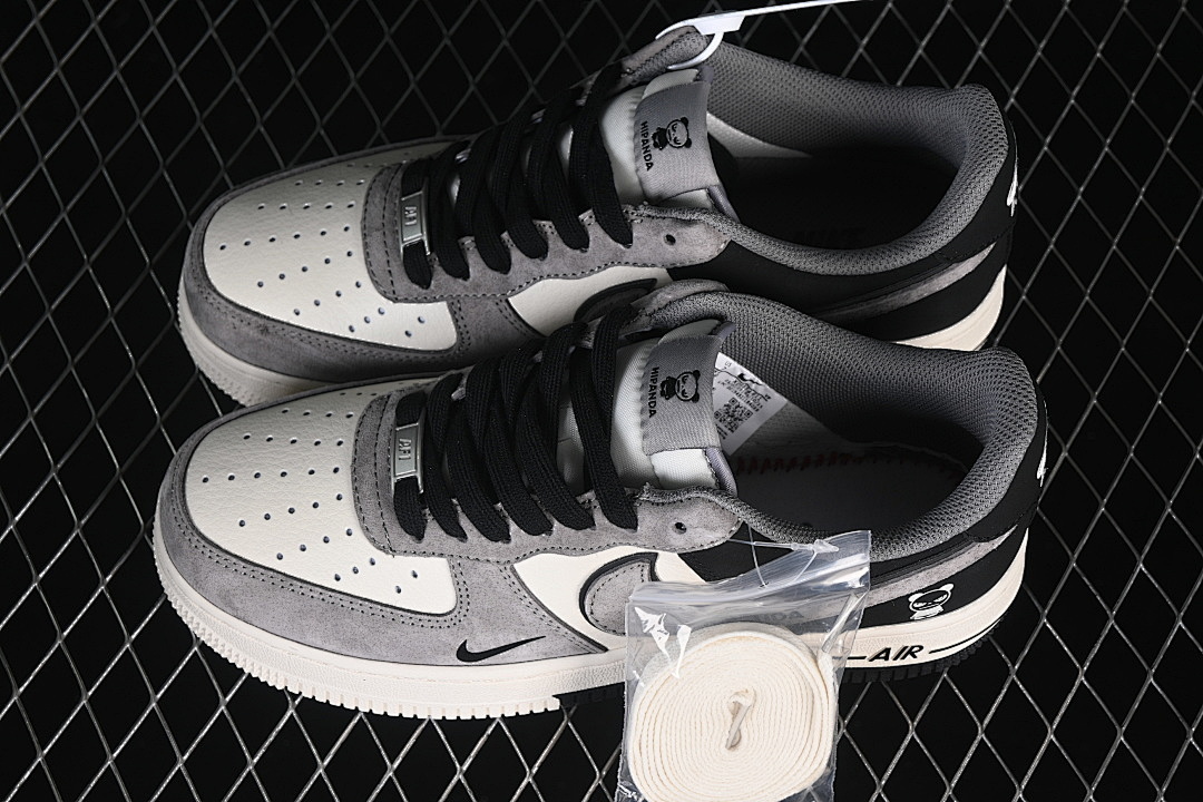 Nike [XD9314-611]-[AIR FORCE 1 07 LOW WHITE/GREY/BLACK]-[WOMAN:36-39]-[MAN:40-45] - Image 11