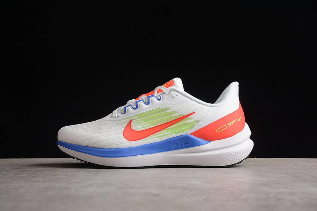Unbranded [DX3355-100]-[AIR WINFLO 9 WHITE/BRIGHT CRIMSON/RACER BLUE/VOLT/BLACK]-[MAN:39-45], photo 1