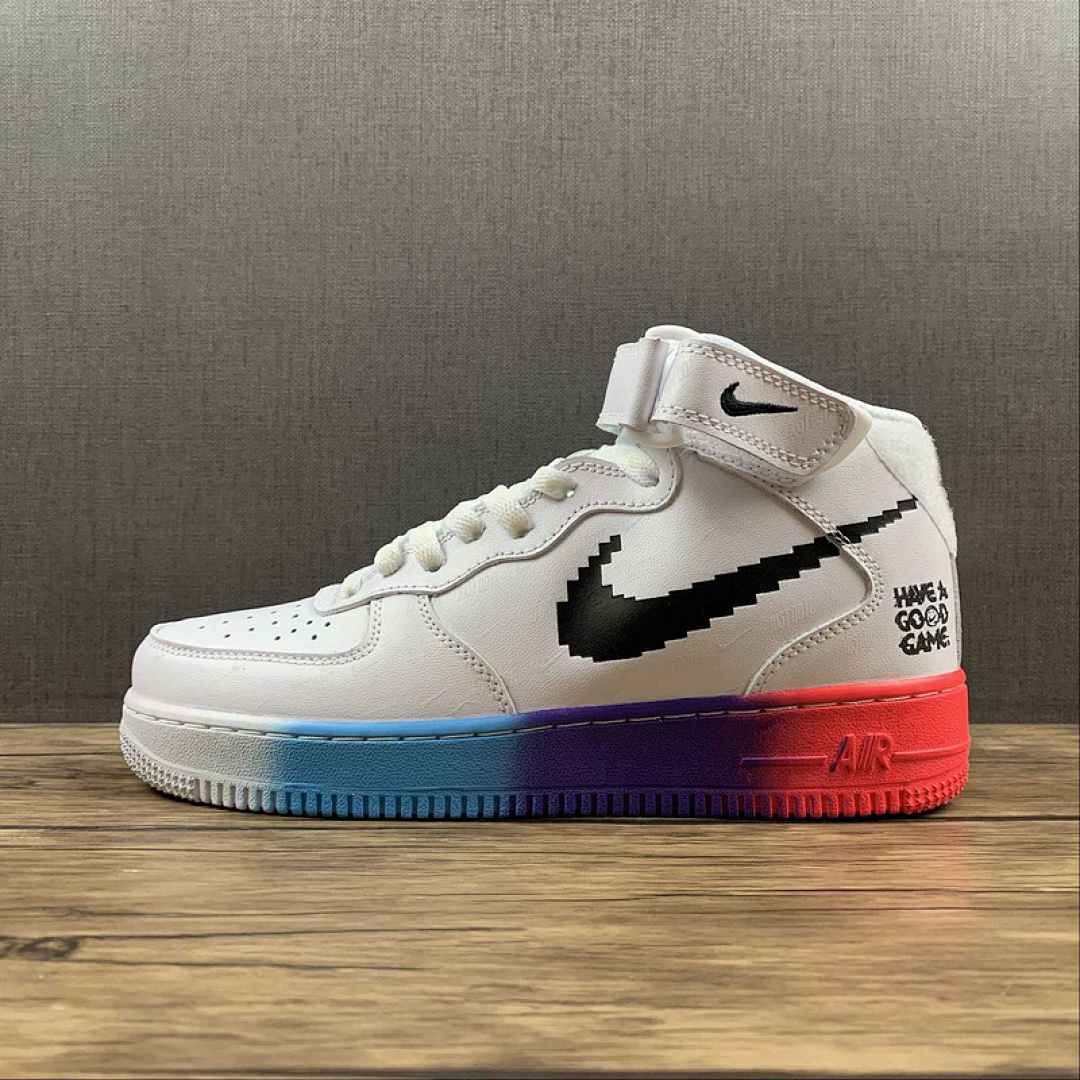Nike [DC3280-101]-[BLAZER MID 77 VINTAGE HAVE A GOOD GAME WHITE/BRIGHT CRIMSON/BLACK]-[UNISEX:36-45], photo 1