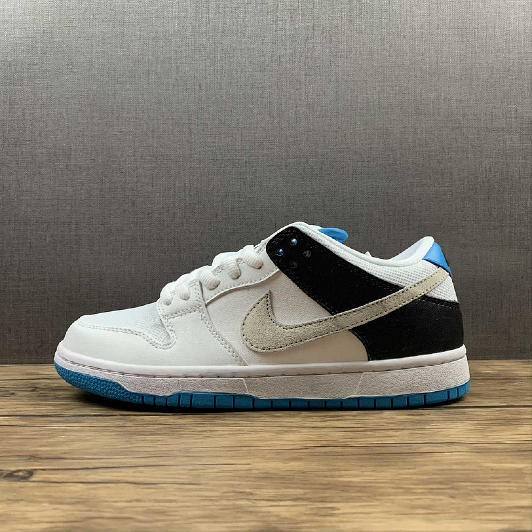 Unbranded [BQ6817-101]-[SB DUNK LOW PRM WHITE/BLACK/LASER BLUE]-[WOMAN:36-39]-[MAN:40-46], photo 1