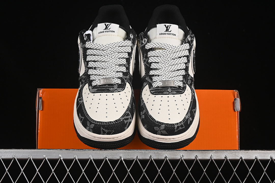 Nike [YX5066-353]-[AIR FORCE 1 07 LOW LV WHITE/GREY/BLACK]-[WOMAN:36-39]-[MAN:40-45] - Image 13