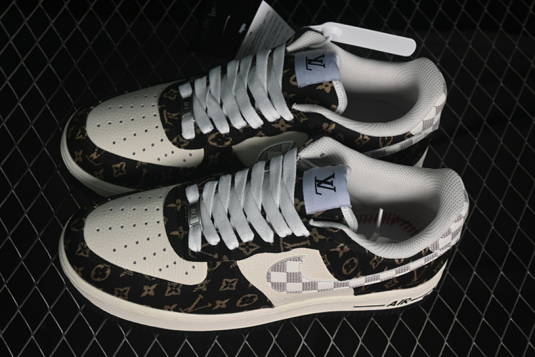 Nike [BZ6880-104]-[AIR FORCE 1 07 LOW LV WHITE/BLACK/BROWN]-[WOMAN:36-39]-[MAN:40-45] - Image 11