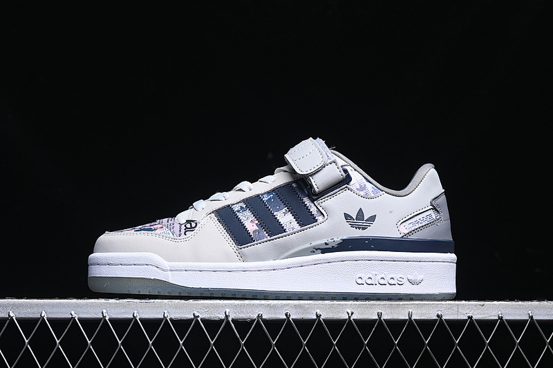 FORUM 84 LOW WHITE/GREY/BLUE · IG2999, photo 1
