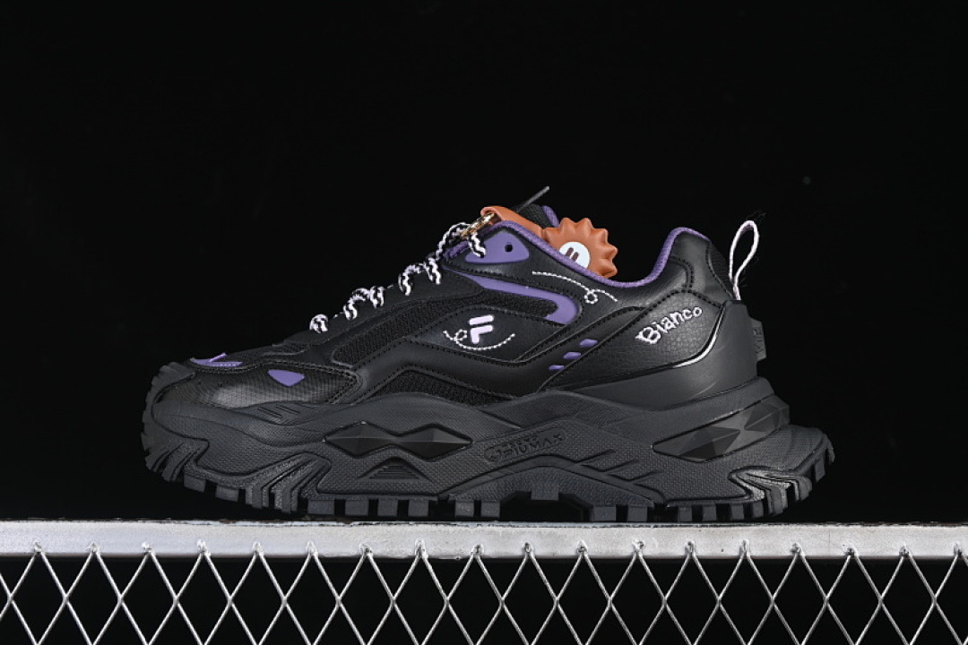 Purple FUSION CASUAL DAD SHOES BLACK/PURPLE/KHAKI · T12W541005FGC, photo 1